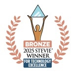 Bronze 2025 Stevie winner for technology excellence