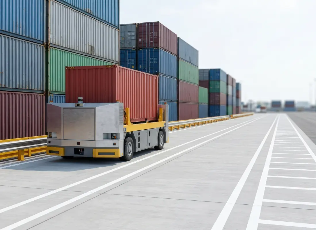Autonomous Port Vehicles (AGVs & terminal tractors)