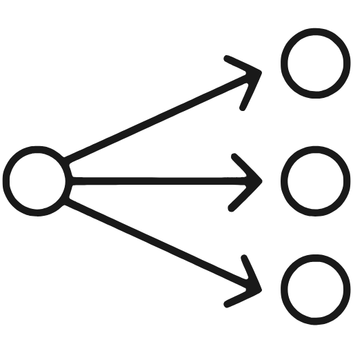 Icon attributes distributed ink 512