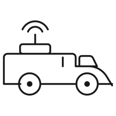 Icon connectivity in vehicle router vehicle ink 512