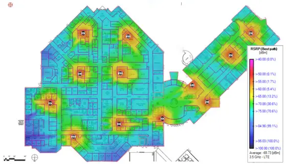 Stanford neutral host coverage map