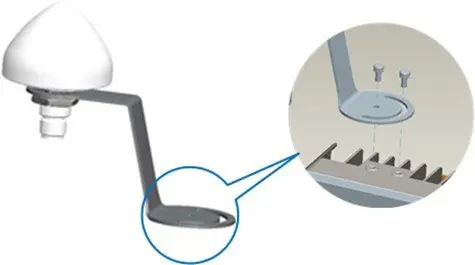 AP 21 GPS antenna placement