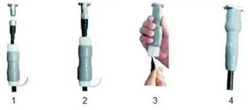 AP 21 cold shrink tube steps