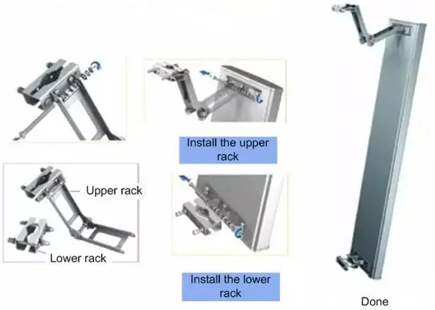 AP 21 directional antenna rack assembly