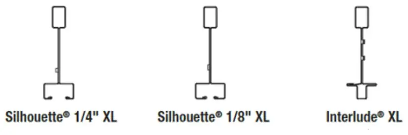 AP 22 supported T-bar profiles