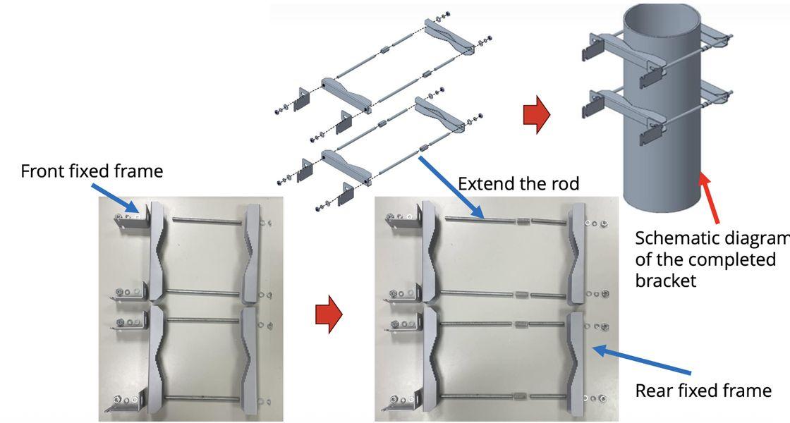 Front rear frames